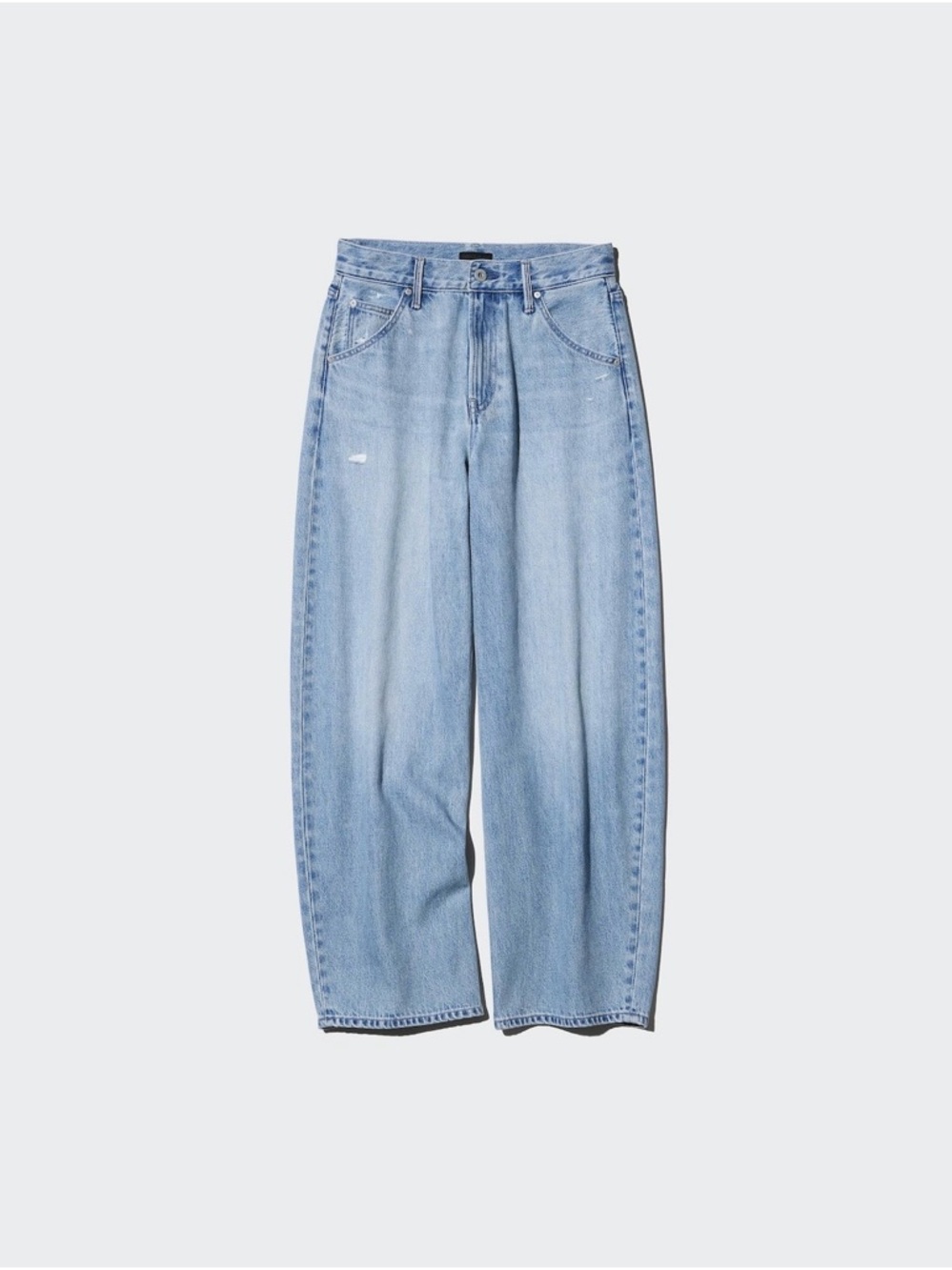Uniqlo Women barrel Light BlueJeans size 24